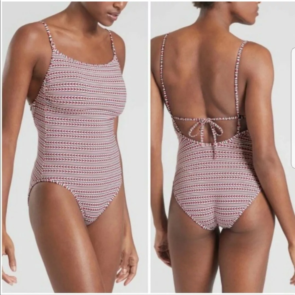 Athleta Women's Jacquard One Piece Swim Suit Large